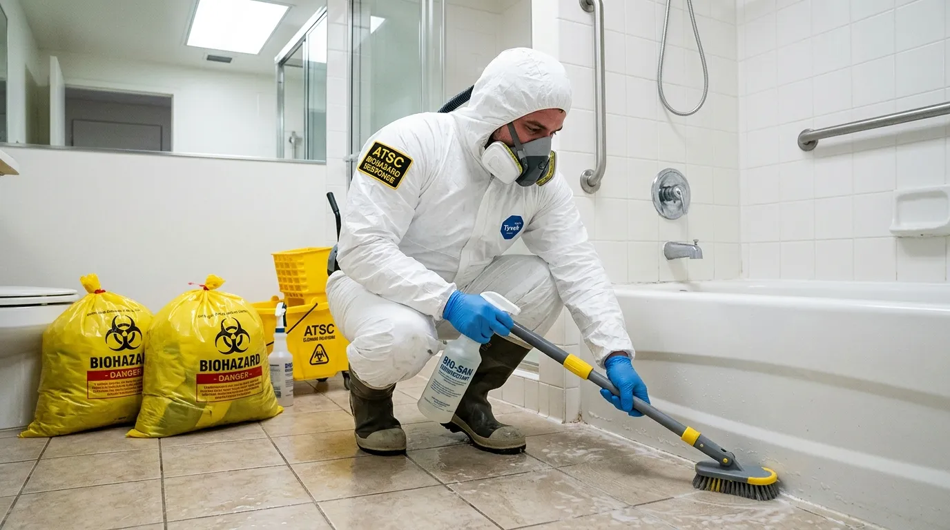 Decontamination equipment deployed for Blood Cleanup in Perry